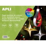 Papir aluminijski Apli 32x24 sorto boje 10/1 art.16649 (10)