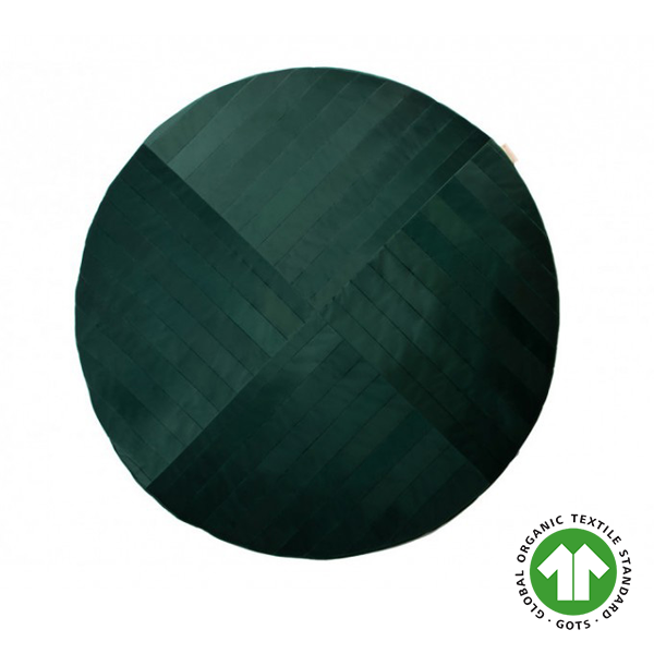 Tepih/podloga Nobodinoz Jungle Green 105x105 plisani (2)