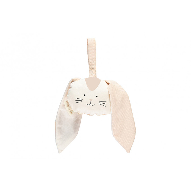 Zvecka Nobodinoz Bunny viseca 13x13 pamuk (4)