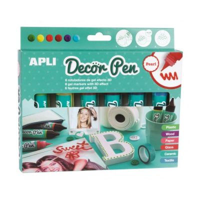 Marker za dekor Apli Pearl u olovci 6x25ml art.14966 (1/4)