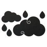 Tabla crna samoljepljiva Apli oblak premjestiva 60x100 art.17786