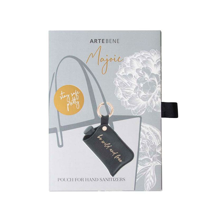 Etui za dezificijens Artebene Majoie Be Wild 7x11cm crni veganska koza art.21048