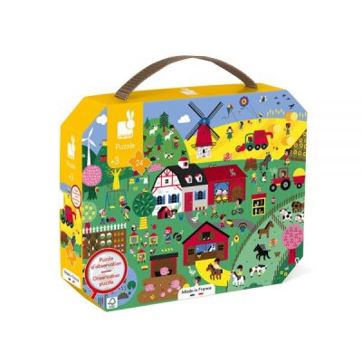Puzle edukacijske Janod The Farm 24/1 54x41 3+ art.J02645 (3)