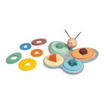 Slagalica+sortiranje oblika Janod Cocoon Leptir 26x7x22,5 drvena +18m art.J04418