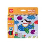 Bojanka u bloku Apli Magicna +5markera 20x19,5cm +3 art. 18791 (30)