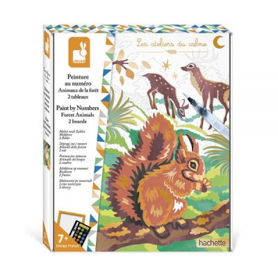 Set kreativni bojenje po brojevima Janod Zivotinje 2/1 7+ art.J07983