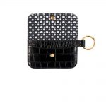 Etui za sitan novac Artebene Majoie crni kroko veganska koza art.252030 (4)