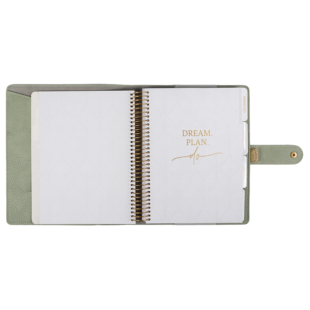 Notes sa spiralom A5 Artebene My Planer veganska koza zeleni 210l art.220835 (4) - Image 2