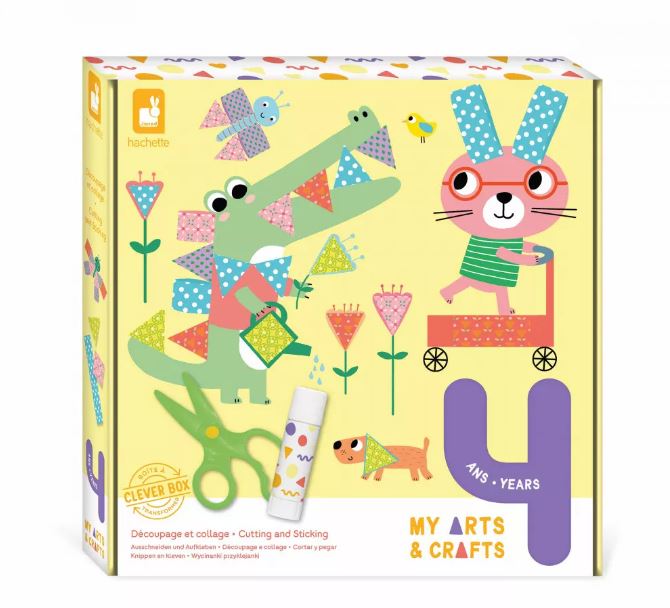 Set kreativvni Janod Cutting and Sticking 20x0,1x20cm 4+ art.J07743