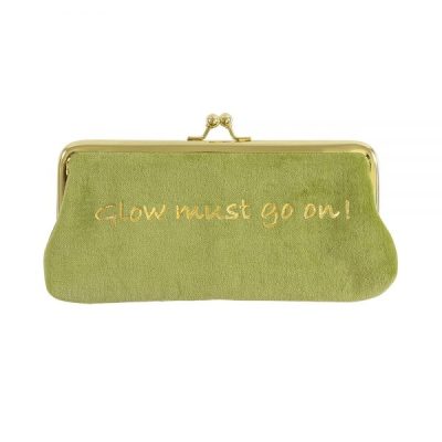 Neseser na klip Artebene Glow must go on 18x9cm zeleni art.240947