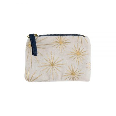 Etui za sitan novac Artebene 11x8cm zlatno-bijelo art.241090
