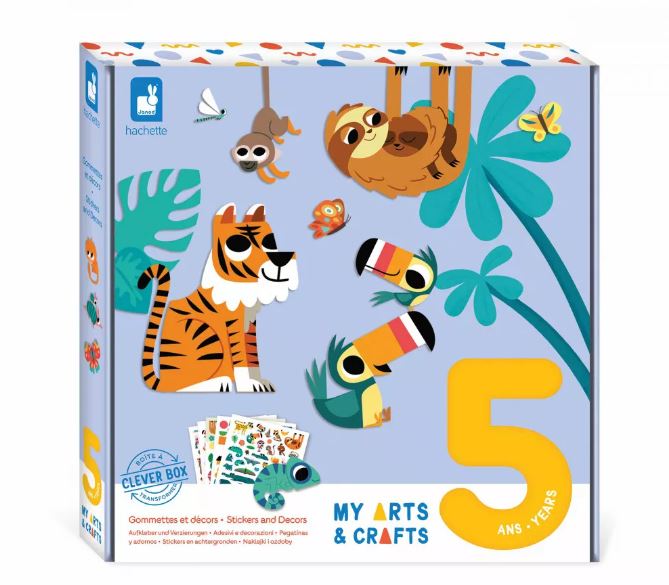 Set kreativni Janod Stickers and decors 20x0,1x20cm 5+ art.J07744