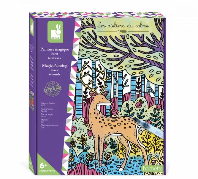 Set kreativni Janod Magic Painting Forest 19,5x0,1x23,5cm 6+ art.J07874