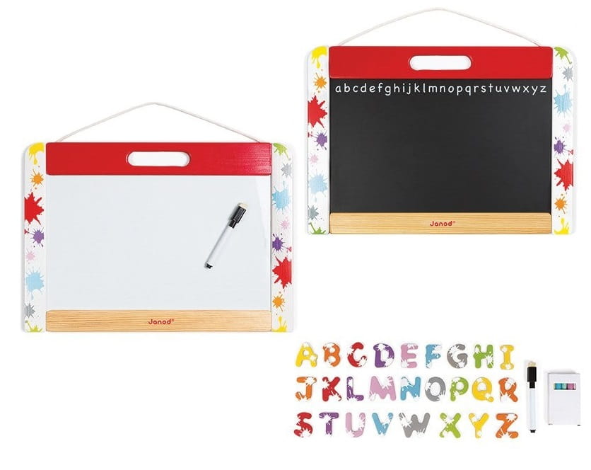 Tabla magnetna Janod Splash sa slovima 42x1,3x30 drvena 3-8 art.J09613 (4/16)