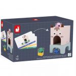 Igracka drvena Janod macka i mis 10x10x14 cm 3+ art.J05078