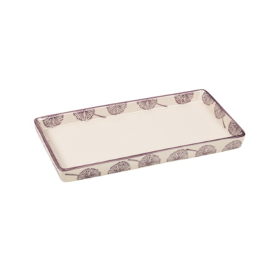 Posuda za odlaganje Tranquillo Floral 23x12x2.5 cm keramicka art.POR183