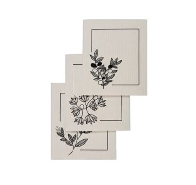 Spuzva za ciscenje Tranquillo Floral set 3/1 17,5x20cm art.TEX040