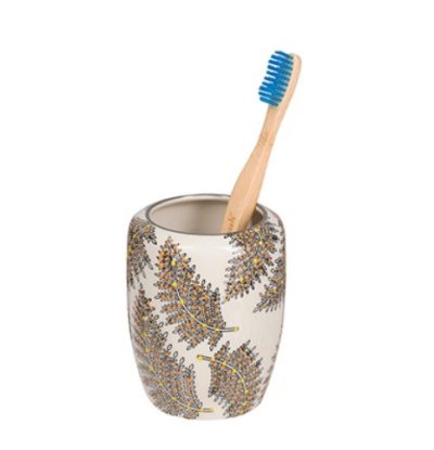 Casa za cetkice Tranquillo Floral 8x11cm keramicka art.POR306