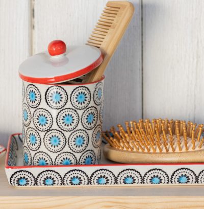 Posuda za odlaganje Tranquillo Ethno 23x12x2.5cm keramicka art.POR180