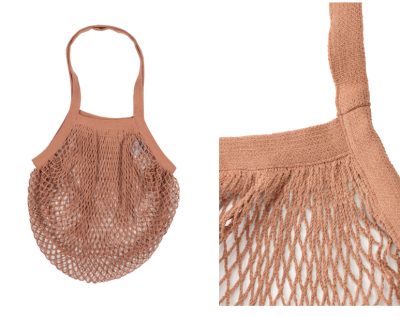 Ceker mrezasti Tranquillo 40x50cm organski pamuk rozi art.TEX047