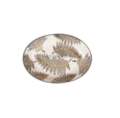 Posuda za sapun Tranquillo Floral 14x9.5x2cm keramicka art.POR304