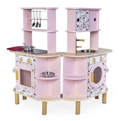 Kuhinja dvostrana Janod 55,6x47,2x87,5cm +3 roza art.J06616