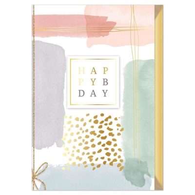 Cestitika Artebene Happy Birthday 17,5x11,5cm art.124443