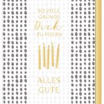 Cestitka Artebene Happy Birthday 17,5x11,5cm svijece art.124360