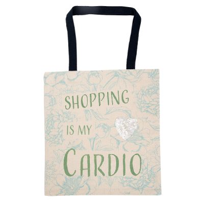 Torba/ceker Artebene Shopping is my cardio 38x35cm art.241130