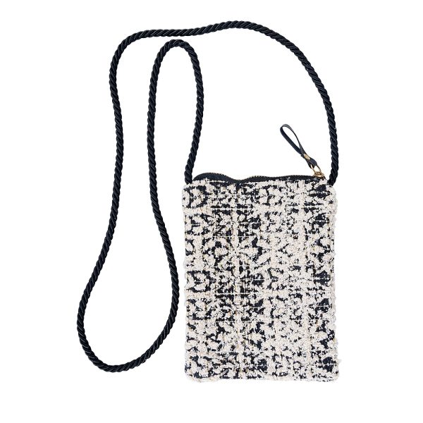 Torbica Artebene Majoie 14x19cm crno-bijela na rame art.250060