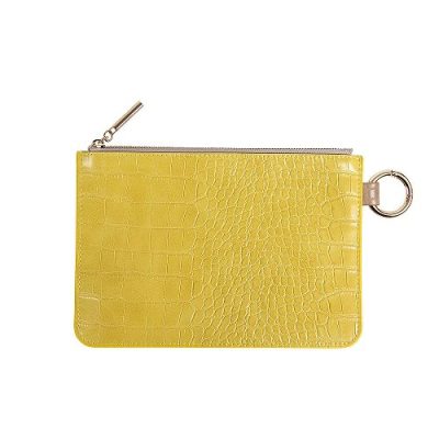 Neseser/torbica Artebene Majoie 22x15cm veganska koza zuta kroko art.252087