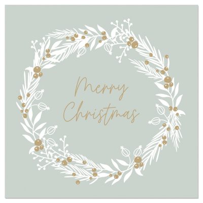 Salvete ukrasne Artebene NG Xmas 33x33 vijenac art.133136