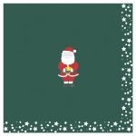 Salvete ukrasne Artebene NG Xmas 33x33cm deda mraz art.133121