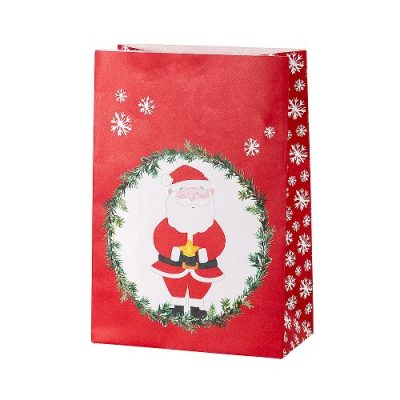 Vrecica darovna Artebene NG Xmas 16x23x8cm deda mraz art.205451