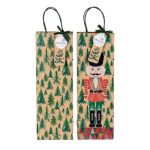 Vrecica darovna Artebene NG Xmas za flasu 12x35x8cm art.205535