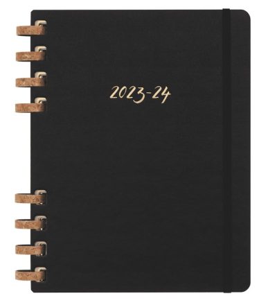 Notes planer sa spiralom Moleskine Academic Student 2023/2024 crni 19x25cm TP