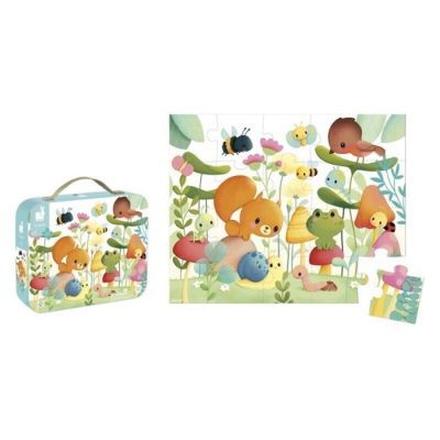 Puzzle Janod Garden Friends 50x40x0.2cm 20/1 2-5 art.J02575