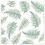 Salvete Artebene Napkin fern white 33x33cm art 133095