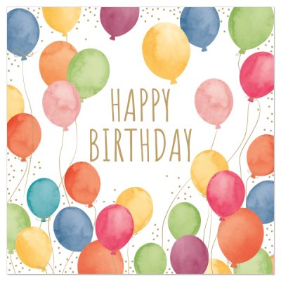 Salvete Artebene HB balloon white 33x33cm art 133180