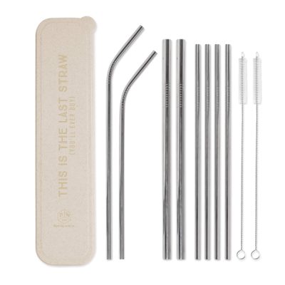 Set slamcica od nehrdjajuceg celika Natural (4/1)