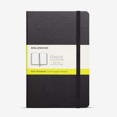 Notes Moleskine Medium cisti tvrde korice crni 11,5x18cm