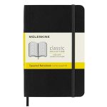 Notes Moleskine dzepni na kockice crni 9x14cm