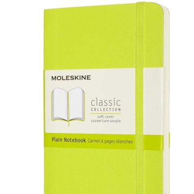 Notes Moleskine dzepni cisti mekane korice limun zeleni 9x14cm