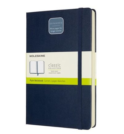 Notes Moleskine Expanded Large cisti mekane korice tamno plavi 13x21cm