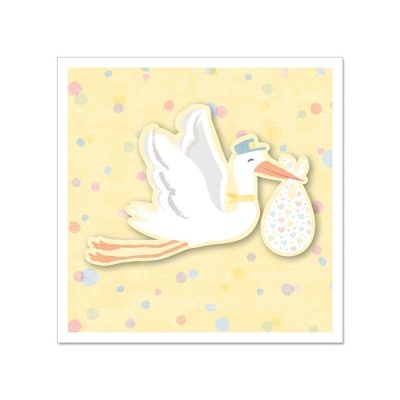 Cestitka mini Artebene Baby Stork