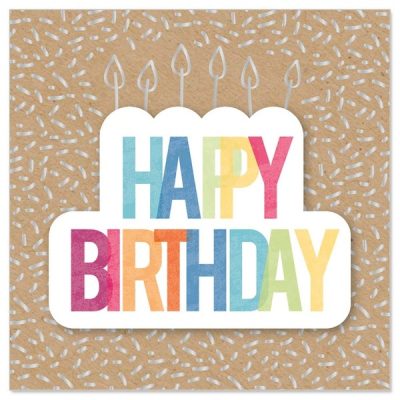 Mini cestitka Artebene Torta Happy birthday 3D art.124522