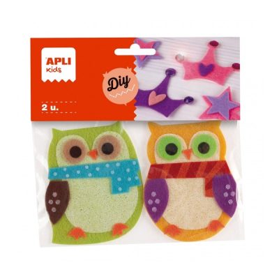 Set figurica od filca sove APLI art.13787