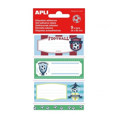 Naljepnice za knjige Apli Football 81x36MM art.18441