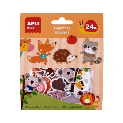 Naljepnice Apli Zivotinje iz dzungle Eva pjena 24/1 sorto art.18878 (5)