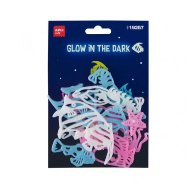 Naljepnice Apli Luminescent Fisch Colors  12U art.19257